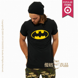 包邮 蒙面骑士蝙蝠侠 复仇者联盟休闲男士短袖T恤 日系潮男打底衫