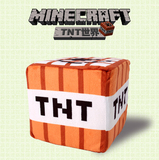 正版我的世界 MC Minecraft TNT炸弹毛绒玩具 靠垫 JJ怪 游戏周边