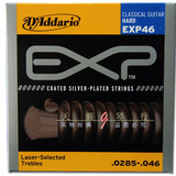 EXP46达达里奥尼龙古典吉他琴弦一套6根高张力经典耐用DADDARIO