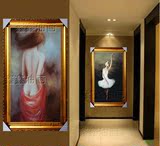 人体艺术裸女油画有无框画现代风格酒店 客厅卧室玄关装饰画挂画