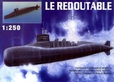 Betexa 法国可畏级核动力弹道导弹潜艇 纸仙儿纸模型