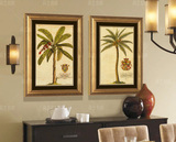 现代简约客厅装饰画沙发背景墙有框玻璃美式欧式餐厅壁画卧室挂画