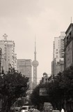 上海老建筑 老房子 老照片 旧画 海报 东方明珠 装饰招贴画LSH10