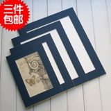 欧式韩式3寸5寸6寸7寸8寸9寸10寸摆台挂墙蓝色布纹卡纸相框相架