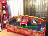 彩绘家具沙发床实木坐卧两用古典漆器中式欧式新品特价北京第一家