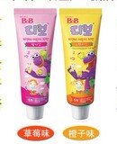 年终促销 进口原装韩国保宁bb儿童牙膏 热销宝宝牙膏3-6岁孩子用