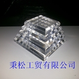 透明亚克力方块 有机玻璃方块 水晶效果 高透亮 饰品展示 展台