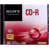 索尼/SONY CD刻录光盘 CD-R 单片盒装 正品刻录盘 cd 空白 光盘