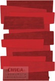 喜庆靓丽红色条纹欧式现代不规则地毯儿童休闲 卧室客厅毯特价