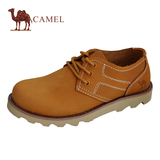 Camel/骆驼女鞋正品头层牛皮户外休闲低帮系带鞋春款单鞋A1329011