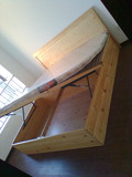 特价销售 1.8米实木床双人床 松木箱体床 含垫平板床 纯实木