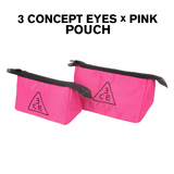 现货 韩国 代购 2014新款3CE化妆包 三只眼 粉色化妆包 大号小号