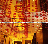 定制欧式创意红色泡泡球玻璃吊灯 定制工程客厅楼梯吊灯