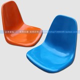 厂家直销玻璃钢快餐桌椅面靠背椅面红黄蓝绿靠背椅子面食堂餐椅面
