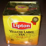 香港版 Lipton 立顿大黄罐茶 立顿黄牌精选红茶 港式奶茶用 10磅