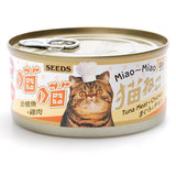 特价促销 台湾SEEDS惜时喵喵猫罐头170g 金枪鱼+鸡肉猫粮