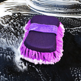 加厚雪尼尔洗车手套珊瑚绒抹布设备神器防水耐用包邮单面两用毛巾