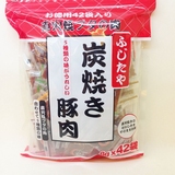 日本原装进口零食 藤屋炭烧豚肉猪肉干内含原味胡椒辣味三个口味