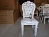 实木餐椅大理石餐桌配套餐椅 橡木白色亮光餐椅 宜家餐椅特价6653