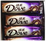德芙Dove 43g排块巧克力盒装12块516g 榛仁巧克力 量大盒装零食