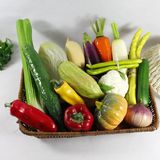 仿真蔬菜套餐模型道具橱柜装饰品摆件拍摄摄影道具逼真水果模型