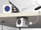 荷兰PowerCube 魔方插座 创意接线板 无线排插 USB插座 立式电源