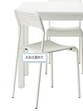 皇冠IKEA南京宜家家居具代购阿德椅子白色餐椅工作椅办公椅子正品