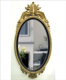 欧式全身镜壁挂镜美容镜/化妆镜/试衣镜/浴室镜椭圆卫生间镜子