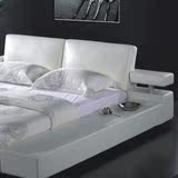 可定制 双人床 真皮床 婚床 白色床 实木床 软床 日式榻榻米