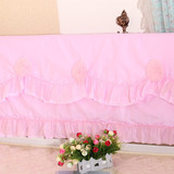 特价包邮韩式公主可爱蕾丝玫瑰*床头板*粉色床头罩 床头套 定做