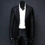特价韩版西装套装男装 商务休闲时尚都市薄款长袖修身型丝光西服