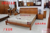 进口白蜡木实木床1.8米双人床婚床水曲柳特价卧室家具品牌时尚