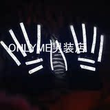 蔡依林演唱会同款酒吧派对LED演出道具定制高亮发光LED手套 包邮