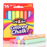 正品美国Cra-Z-Art彩色粉笔 无毒环保 16支装8色微尘儿童无尘粉笔