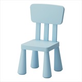 宜家家居代购 玛莫特儿童椅 儿童凳子  塑料靠背椅子 卡通椅子