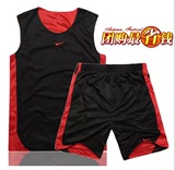 新款耐克双面篮球服套装双面穿球衣篮球男训练队服团购定制打号