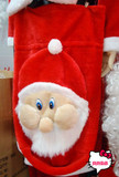 新款儿童圣诞节节日礼品袋幼儿糖果包包红色白胡子老人背包饰品