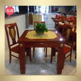 现代简约小户型餐桌椅组合大理石方桌方台正方形家用饭桌