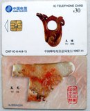 IC电话卡收藏 CNT-IC-6-4（4-1）俆州汉墓出土文物（玉碟/玉戈）