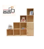 特价定做实木组合书柜书架 柜子储物柜收纳柜置物架实木柜 小格子