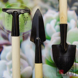 多肉植物迷你园艺工具三件套花卉绿植盆栽DIY铲子耙子精致小巧