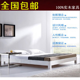 实木床1.2/1.5/1.8米双人床午休单人床实木榻榻米卧室家具定做