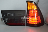 台湾秀山SONAR老款99-02宝马X5尾灯总成 LED熏黑尾灯组 后车尾灯