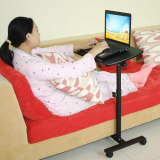 宜家时尚沙发边桌可移动升降旋转床上笔记本电脑桌  床边床头桌