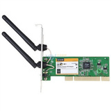 正品 Tenda 腾达 W322P 300M PCI无线网卡 双天线 台式机专用网卡