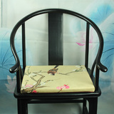 中式餐椅垫红木单人三人沙发坐垫飘窗垫家居布艺尺寸可订做