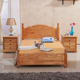 1.2米 1米2 单人实木床 橡木床 家具儿童床小房现代特价床