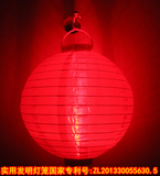 中秋新年元宵春节装饰红灯笼纸灯笼LED电池灯笼防水户外手提灯笼