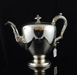 西洋古董银器\ 欧洲古玩杂项艺术品收藏1837年英国伦敦纯银茶壶