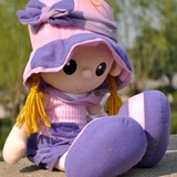 布公仔洋娃娃超大可爱女孩玩具幼儿女童宝宝毛绒玩具生日礼物 配